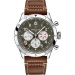 Breitling Super Avi AB04452A1L1X1 (2021) - Groen wijzerplaat 46mm Staal (1/1)