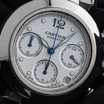 Cartier Pasha C 2412 (2002) - Silver dial 36 mm Steel case (3/8)