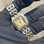 Cartier Panthère 8394 (Onbekend (willekeurig serienummer)) - Wit wijzerplaat 27mm Goud/Staal (1/1)