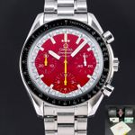 Omega Speedmaster 3510.61 (Unknown (random serial)) - Red dial 39 mm Steel case (1/7)