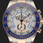 Rolex Yacht-Master II 116681 (2021) - Wit wijzerplaat 44mm Goud/Staal (2/8)