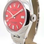 Rolex Oyster Perpetual 36 126000 (2020) - Red dial 36 mm Steel case (3/8)