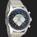 Breitling Transocean Chronograph Unitime AB0510U4 (2014) - Zwart wijzerplaat 46mm Staal (4/8)