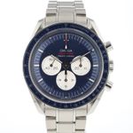 Omega Speedmaster Professional Moonwatch 522.30.42.30.03.001 (2019) - Blue dial 42 mm Steel case (1/3)