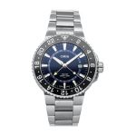 Oris Aquis GMT Date 01 798 7754 4135-07 8 24 05PEB (2024) - Blue dial 44 mm Steel case (3/3)