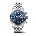 IWC Pilot Chronograph IW388102 (2024) - Blauw wijzerplaat 41mm Staal (1/8)