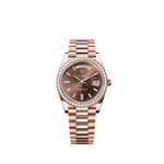 Rolex Day-Date 40 228345RBR (2025) - Bruin wijzerplaat 40mm Roségoud (1/1)