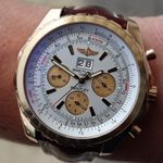 Breitling Bentley 6.75 H44363 (2006) - Wit wijzerplaat 48mm Roségoud (1/8)