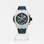 Hublot Big Bang Unico 421.NX.5170.RX (2024) - Blue dial 44 mm Titanium case (1/1)