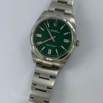 Rolex Oyster Perpetual 41 124300 (2020) - Green dial 41 mm Steel case (3/8)