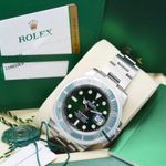 Rolex Submariner Date 116610LV (2015) - Green dial 40 mm Steel case (7/7)