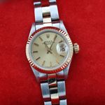 Rolex Lady-Datejust 69173 (Onbekend (willekeurig serienummer)) - Champagne wijzerplaat 26mm Goud/Staal (1/8)