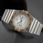 Omega Constellation 396.1070 (1986) - Wit wijzerplaat 32mm Goud/Staal (2/8)