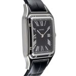 Cartier Santos Dumont WSSA0046 (Unknown (random serial)) - Black dial 44 mm Steel case (7/8)