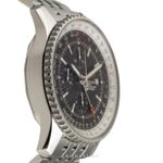 Breitling Navitimer World A24322 (Onbekend (willekeurig serienummer)) - Zwart wijzerplaat 46mm Staal (6/8)