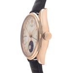Rolex Cellini Moonphase 50535 (2022) - White dial 39 mm Rose Gold case (4/7)