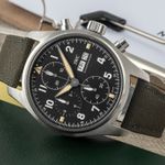 IWC Pilot Spitfire Chronograph IW387901 (2019) - Black dial 41 mm Steel case (2/8)