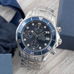 Omega Seamaster Diver 300 M 2599.80.00 (2006) - Blauw wijzerplaat 42mm Staal (1/8)