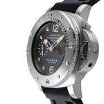 Panerai Luminor 1950 PAM00243 (2007) - Black dial 44 mm Steel case (6/8)