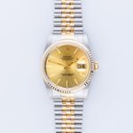 Rolex Datejust 36 16233 (1988) - Champagne dial 36 mm Gold/Steel case (3/7)