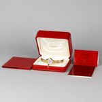 Cartier Unknown 8879 (Unknown (random serial)) - Blue dial 33 mm Yellow Gold case (8/8)