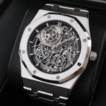 Audemars Piguet Royal Oak Jumbo 16204BC.OO.1240BC.01 (2025) - Transparant wijzerplaat 39mm Witgoud (3/8)