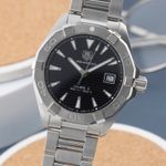 TAG Heuer Aquaracer 300M WAY2110 (2015) - Black dial 41 mm Steel case (3/8)