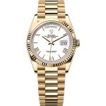 Rolex Day-Date 36 128238 (2025) - Wit wijzerplaat 36mm Geelgoud (1/1)