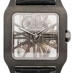 Cartier Santos Dumont W2020052 (2021) - Transparant wijzerplaat 39mm Titanium (2/6)