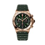 Breitling Chronomat 42 RB0134101L1S1 (2025) - Green dial 43 mm Red Gold case (1/1)