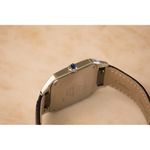 Cartier Santos Dumont WSSA0022 (Onbekend (willekeurig serienummer)) - Zilver wijzerplaat 44mm Staal (4/5)