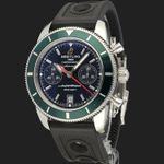 Breitling Superocean Heritage Chronograph A2337036/BB81 (2015) - Zwart wijzerplaat 44mm Staal (1/8)