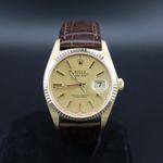 Rolex Datejust 36 16018 (Onbekend (willekeurig serienummer)) - Champagne wijzerplaat 36mm Geelgoud (1/6)