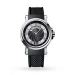 Breguet Marine 5817ST/92/V8 (2008) - Zwart wijzerplaat 39mm Staal (1/1)