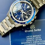 Grand Seiko Sport Collection SBGC249 (2022) - Blauw wijzerplaat 45mm Titanium (7/7)