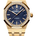 Audemars Piguet Royal Oak Lady 15451BA.ZZ.1256BA.01 (2025) - Blue dial 37 mm Yellow Gold case (1/1)