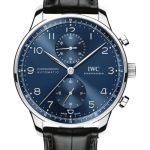 IWC Portuguese Chronograph IW371606 (2026) - Blue dial 41 mm Steel case (1/1)