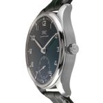 IWC Portuguese Automatic IW358310 (Unknown (random serial)) - Green dial 40 mm Steel case (6/8)