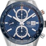 TAG Heuer Carrera Calibre 16 CBM2112.BA0651 (2024) - Blue dial 41 mm Steel case (1/7)