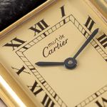 Cartier Tank Vermeil 590005 (1980) - Champagne wijzerplaat 23mm Zilver (5/6)