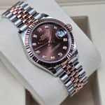Rolex Datejust 31 278271 (2026) - Brown dial 31 mm Gold/Steel case (3/8)