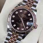 Rolex Datejust 31 278271 (2026) - Brown dial 31 mm Gold/Steel case (1/8)