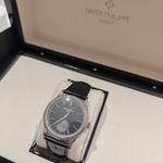 Patek Philippe Calatrava 6119G-001 (2025) - Grijs wijzerplaat 39mm Witgoud (2/8)