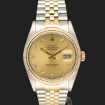 Rolex Datejust 36 16233 (1991) - 36mm Goud/Staal (3/8)