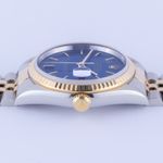 Rolex Datejust 36 16233 (1999) - Blue dial 36 mm Gold/Steel case (6/8)