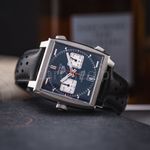 TAG Heuer Monaco Calibre 11 CAW211P.FC6356 (2021) - Blue dial 39 mm Steel case (1/8)