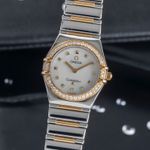 Omega Constellation 1376.71.00 (1998) - Wit wijzerplaat 26mm Goud/Staal (3/8)