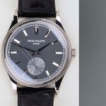 Patek Philippe Calatrava 6119G-001 (2023) - Grey dial 39 mm White Gold case (5/8)