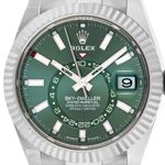 Rolex Sky-Dweller 336934 (2026) - Groen wijzerplaat 42mm Goud/Staal (1/6)