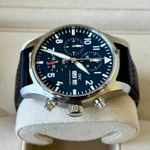 IWC Pilot Chronograph IW378001 (2024) - Zwart wijzerplaat 43mm Staal (4/6)